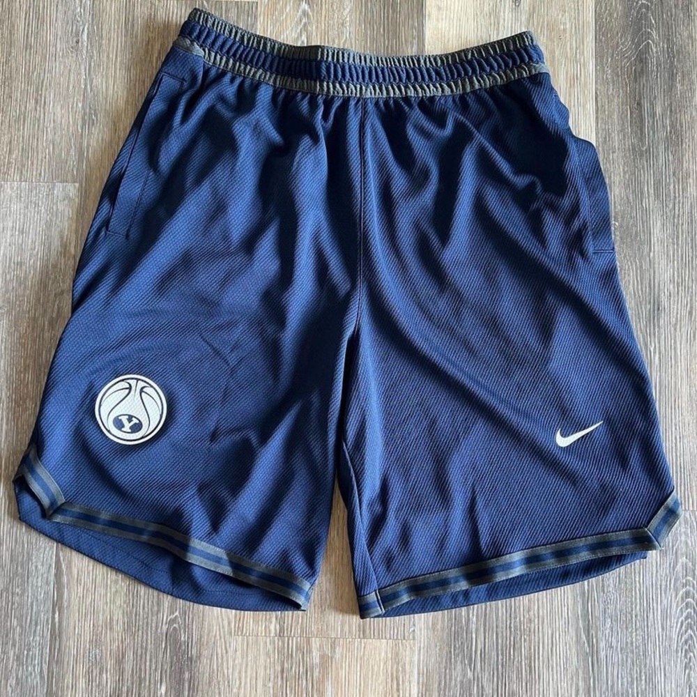 BYU Basketball Team Issued Shorts - Large